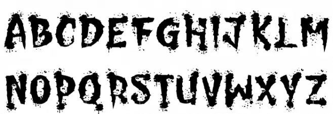 Pumpkin Stare Four 字体 小写