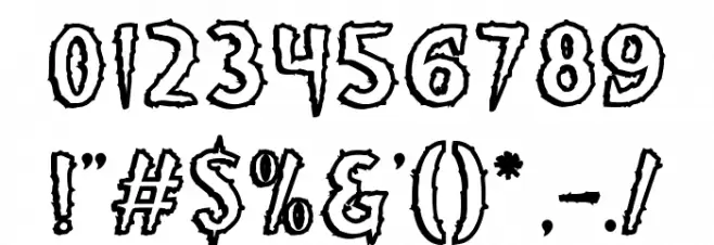 Pumpkin Stare One 字体 其它煤焦