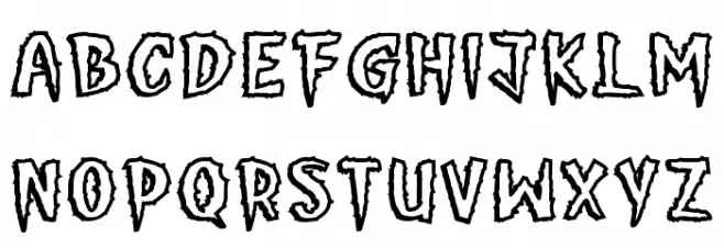 Pumpkin Stare One 字体 小写