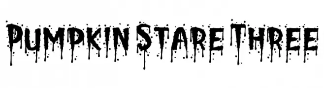Pumpkin Stare Three  免费字体下载