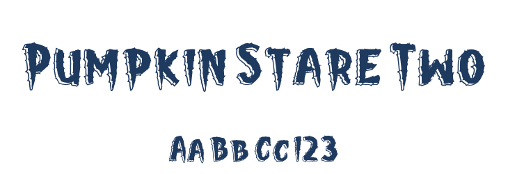 Pumpkin Stare Two Font Preview