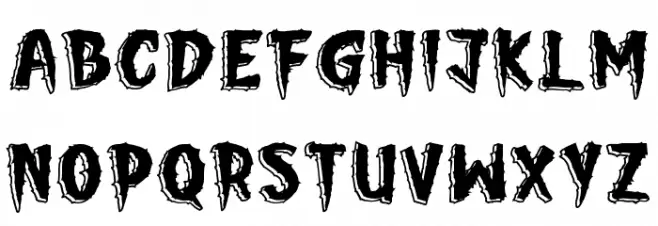 Pumpkin Stare Two 字体 小写