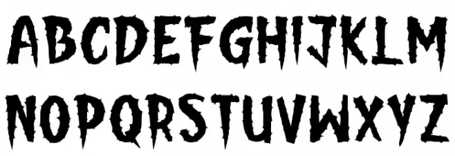 Pumpkin Stare Schriftart Groß