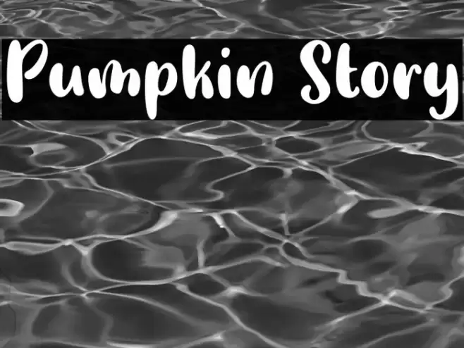 Pumpkin Story Font examples
