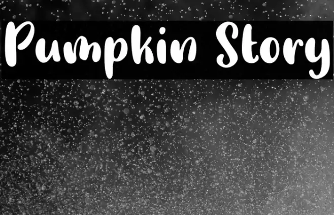 Pumpkin Story Font examples