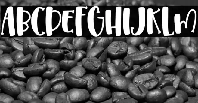 Pumpkin Syrup Solid Font examples