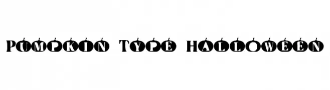 Pumpkin Type Halloween  font caratteri gratis