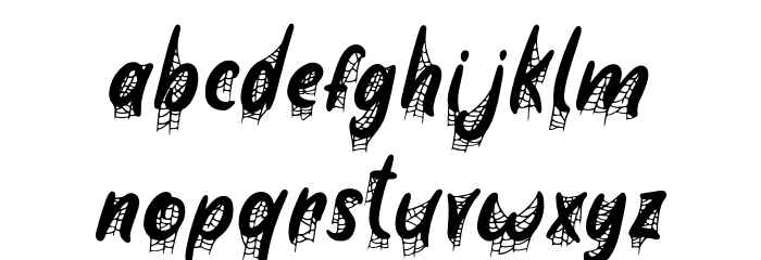 Pumpkin Web Display - Personal Use Font LOWERCASE