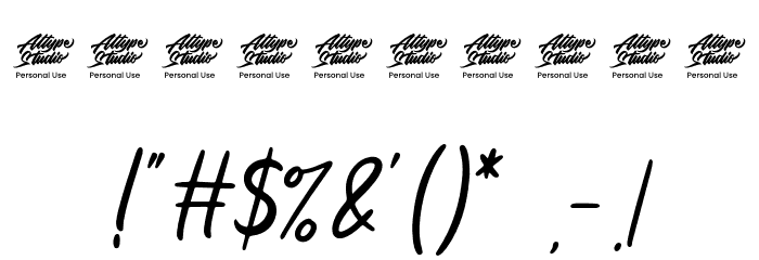Pumpkin Web - Personal Use Font OTHER CHARS