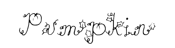 Pumpkin Font