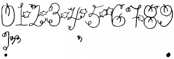 Pumpkin Font OTHER CHARS