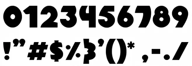 Pumpkin Font OTHER CHARS