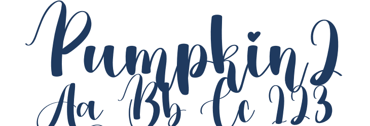 Pumpkin2 Font Preview