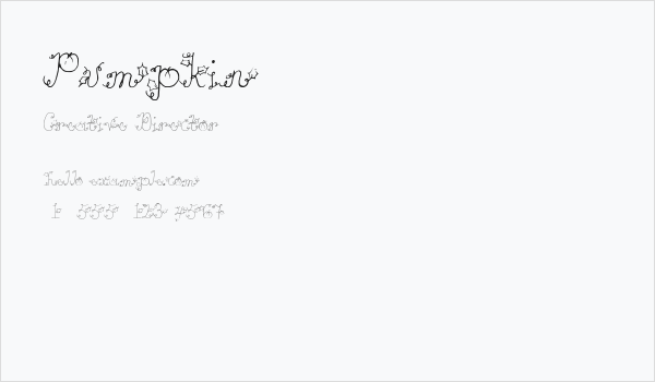 Pumpkin Business Card