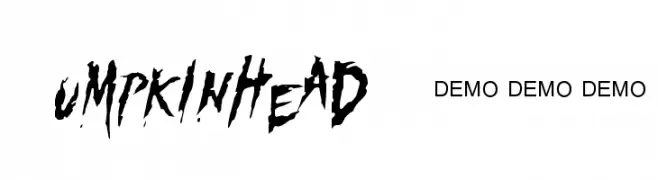 Pumpkinhead DEMO  font caratteri gratis
