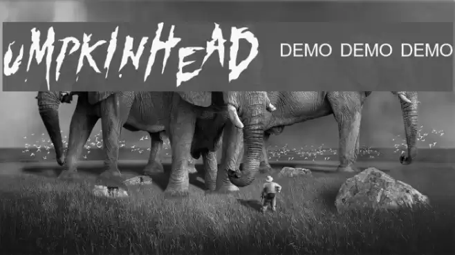 Pumpkinhead DEMO Font examples