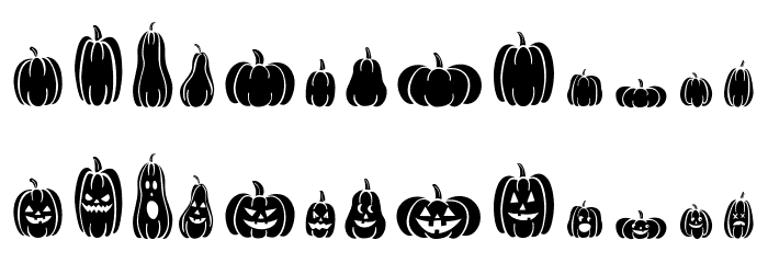 Pumpkins Are Cool لخطوط تنزيل صغيرة