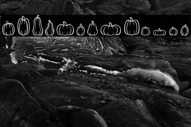 PumpkinsAreCool Font examples