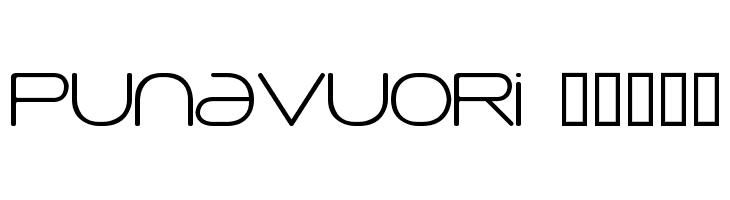 Punavuori 00150 Font