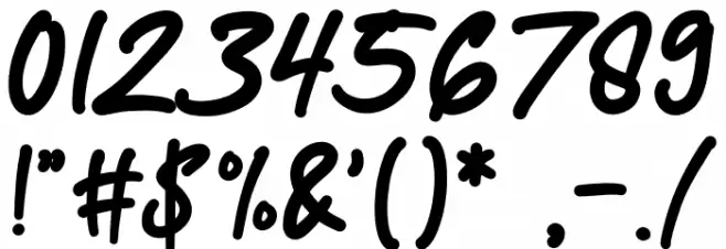 Puncakes Font OTHER CHARS