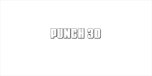 Punch 3D Logo