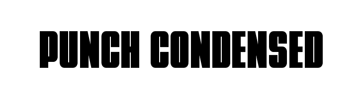 Punch Condensed  Descarca Fonturi Gratis