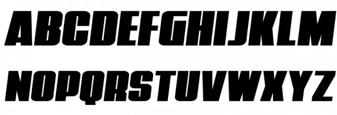 Punch Expanded Semi-Italic Fonte MINÚSCULAS