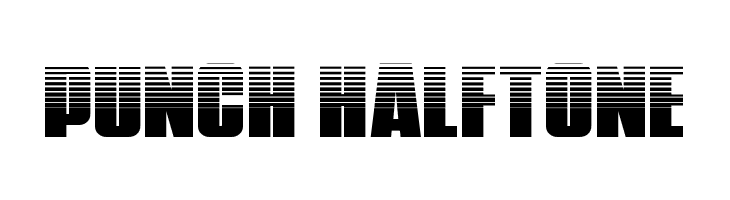 Punch Halftone  フリーフォントのダウンロード