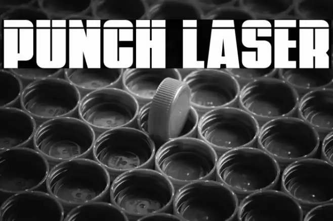 Punch Laser Font examples