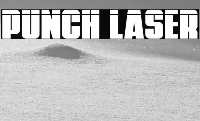 Punch Laser Font examples