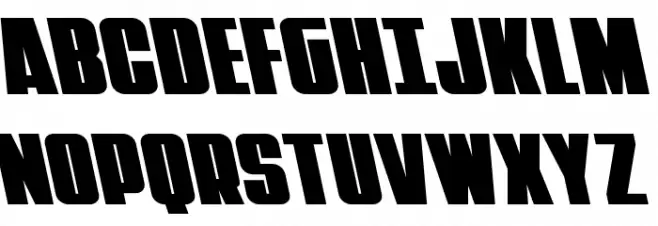 Punch Leftalic フォント 大文字