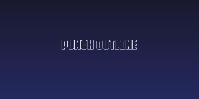 Punch Outline Social Header