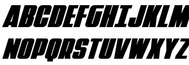 Punch Super-Italic Polices MAJUSCULES