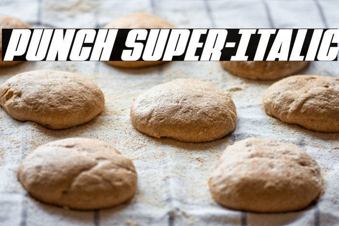 Punch Super-Italic Example 1