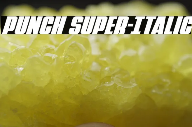 Punch Super-Italic Example 3
