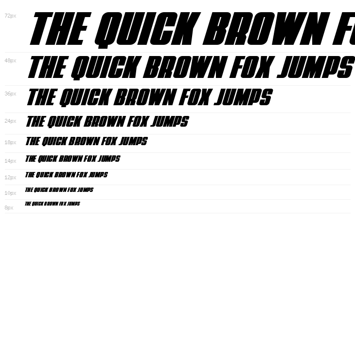 Punch Super-Italic Waterfall