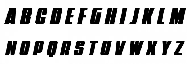 Punch Title Italic फ़ॉन्ट लोअरकेस