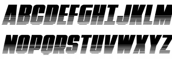 Punch Twotone Italic Polices MAJUSCULES