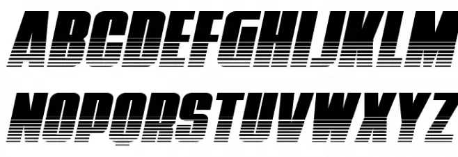 Punch Twotone Italic फ़ॉन्ट लोअरकेस