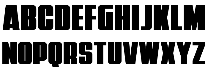 Punch Font LOWERCASE