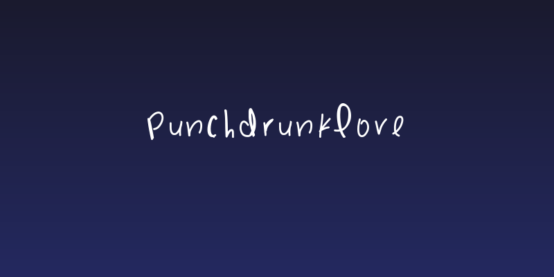 PunchDrunkLove Social Header
