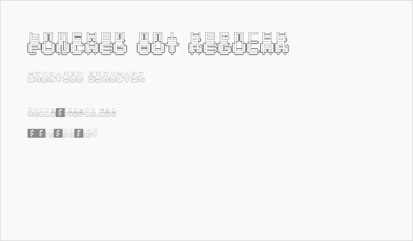 Punched Out Regular Business Card