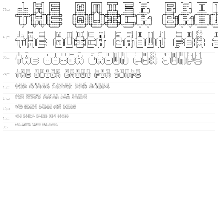 Punched Out Regular Waterfall