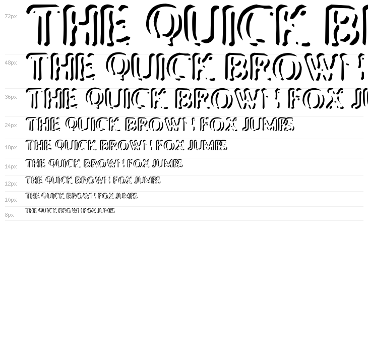 Punched Stub Waterfall