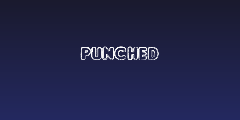 Punched Social Header