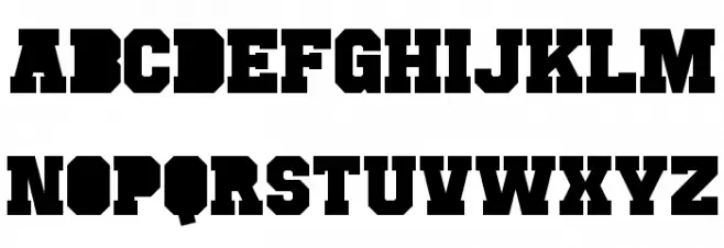 Punchline Filled Regular Шрифта ВЕРХНИЙ
