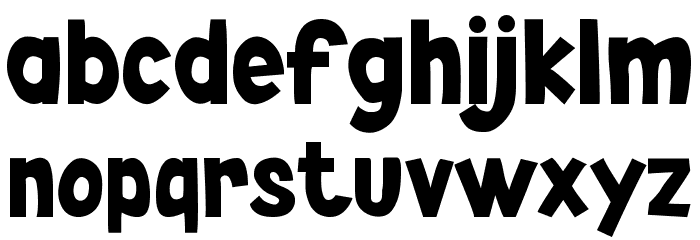 Punchliner Font LOWERCASE