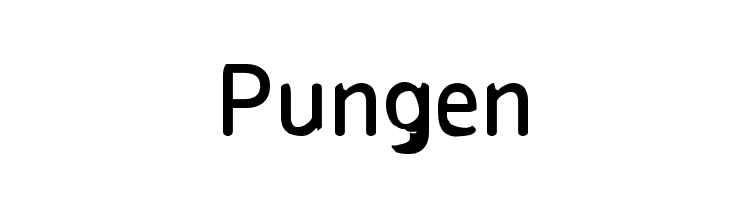 Pungen Font