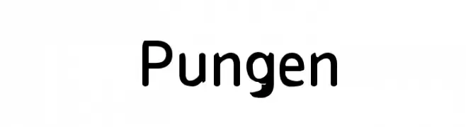 Pungen  font caratteri gratis