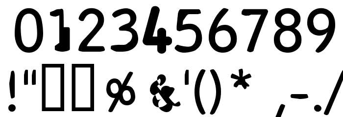 Pungen Font OTHER CHARS